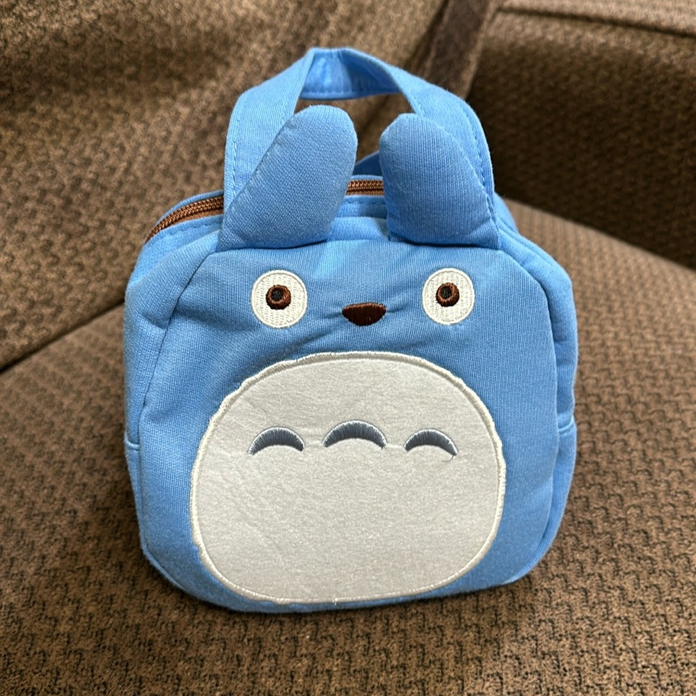 My Neighbor Totoro Die Cut Lunch Bag (Blue)